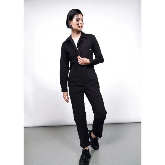 Wildfang Pants - NWT Wildfang Black Workwear Short Sleeve Coveralls Cotton Blend Women Size S